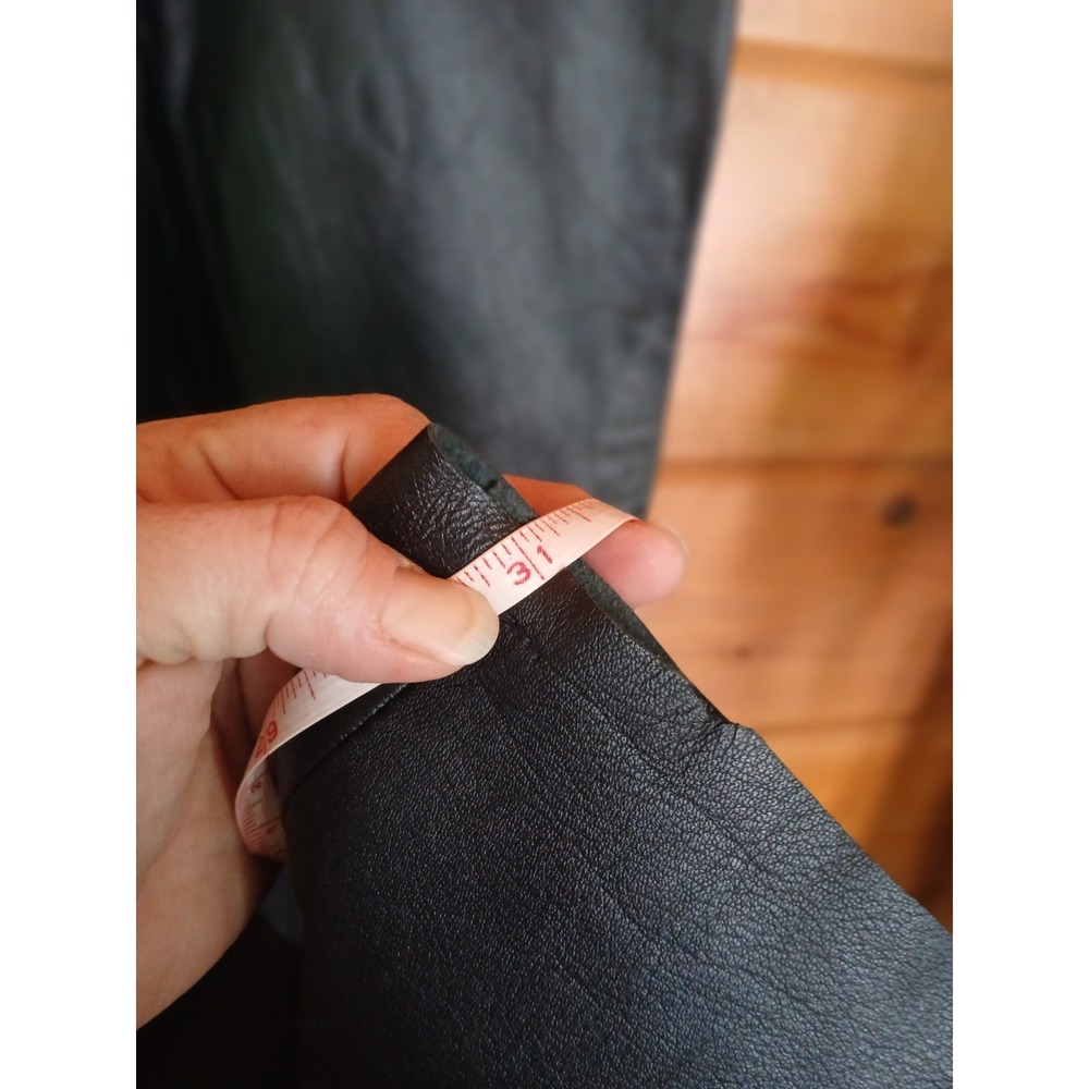 USA Bikers Dream Apparel Leather Pants [Broken Front Button]‎ Women's 3 / 4 31" - Picture 5 of 11